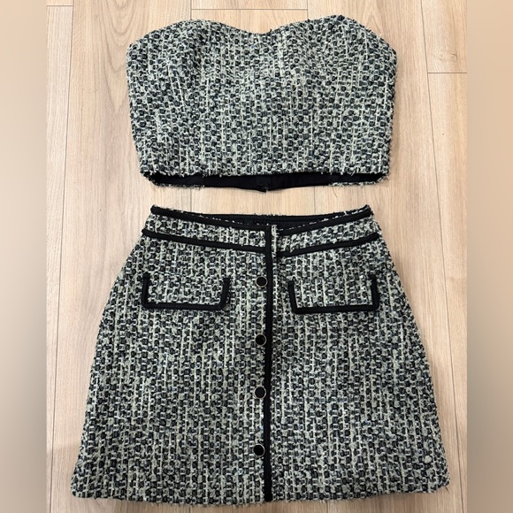 Dynamite Dresses & Skirts - Tweed Mini Skirt and top